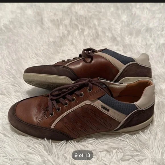 Ecco | brown enrico retro shoes | size 41 M 7.5 in excellent used condition - Picture 5 of 10